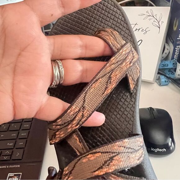 Chaco Z2 Yampa Blossom Sport Sandals Brown Women's Size 10/41 - Picture 2 of 12